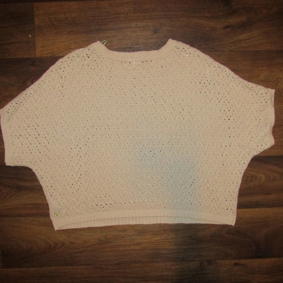 Forever 21 Top Blouse Tan Size Small Short sleeve - Picture 5 of 8